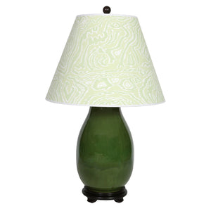 GREEN POTTERY TARO LAMP