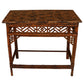 PAIR OF VINTAGE BAMBOO FRETWORK CONSOLES