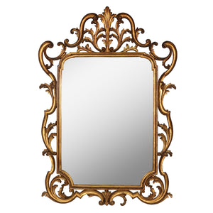 ITALIAN GILTWOOD VINTAGE FLORENTINE MIRROR