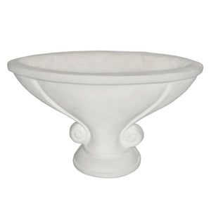 CUSTOM PLASTER OVAL DECO URN