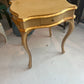 PAIR OF PARCEL GILT AND PAINTED ITALIAN SIDE TABLES