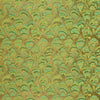 COCKLESHELLS WALLPAPER - CHARTREUSE & LIME ON MATTE GOLD