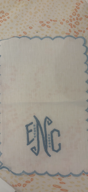 SET OF 50 CUSTOM INITIAL COCKTAIL NAPKINS