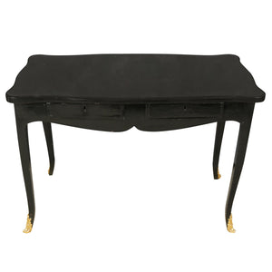 LOUIS XV STYLE EBONIZED WRITING DESK