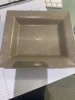 SHAGREEN TRAY , NATURAL COLOR.