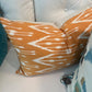 A SELECTION OF SILK IKAT LUMBAR PILLOWS