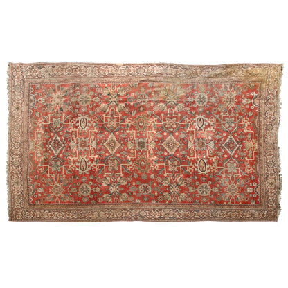 FINE ANTIQUE PERSIAN SERAPI HERIZ CARPET