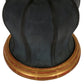 PAIR OF VINTAGE BLACK VASE LAMPS