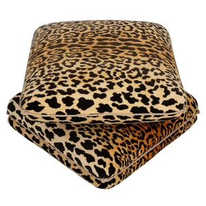 LEOPARD STACKED OTTOMAN