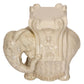 PAIR OF WHITE ELEPHANT STOOLS