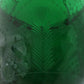 CUSTOM JADE GREEN  ETCHED JUMBO BELL JAR LANTERN