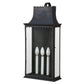 CUSTOM DARK COPPER LANTERN WITH SCALLOP DETAIL