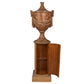 VINTAGE URN AND PEDESTAL WITH STORAGE