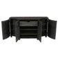 CERUSED OAK CABINET WITH FOUR DOORS