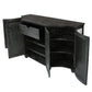 CERUSED OAK CABINET WITH FOUR DOORS