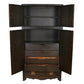 CHOCOLATE BROWN ASIAN STYLE ARMOIRE