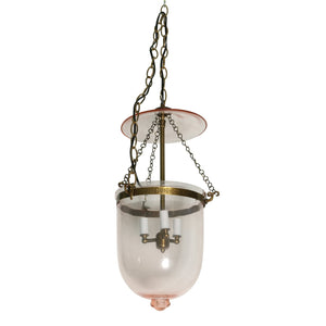 CUSTOM PINK BELL JAR LANTERN