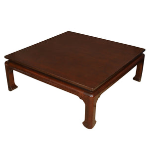 SQUARE ASIAN STYLE COFFEE TABLE WITH MING FEET