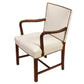 PAIR OF DEDAR CREAM NEWLY UPHOLSTERED KAARE KLINT STYLE ARMCHAIRS