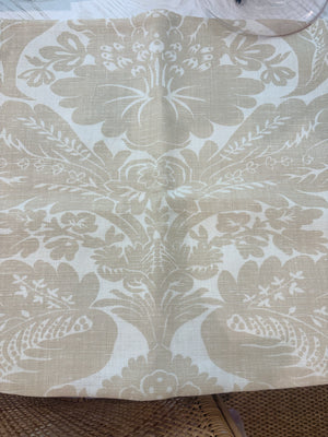 MBD VENISE CREAM AND WHITE THROW PILLOW
