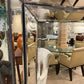 ART DECO STYLE LARGE STEPPED FRAME MIRROR