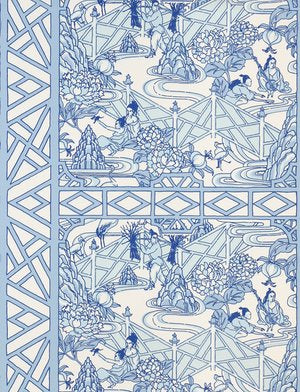 ORIENTAL PASTORALE WALLPAPER SAMPLE