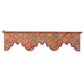PAIR CUSTOM CORAL WINDOW VALENCES, PROVENANCE BROOKE ASTOR NYC LIBRARY