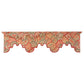 PAIR CUSTOM CORAL WINDOW VALENCES, PROVENANCE BROOKE ASTOR NYC LIBRARY