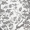 ARBOUR WALLPAPER - White on Silver Mylar