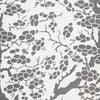 ARBOUR WALLPAPER SAMPLE - White on Silver Mylar