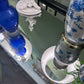 PAINTED SILVER & MIRRORED SIX DRAWER DRESSER