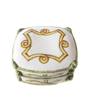 TURKISH PILLOW STYLE CERAMIC STOOL