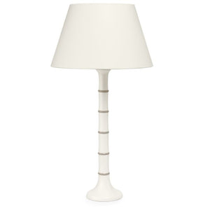 BAMBOO LAMP IN NEUTRAL AND TAUPE