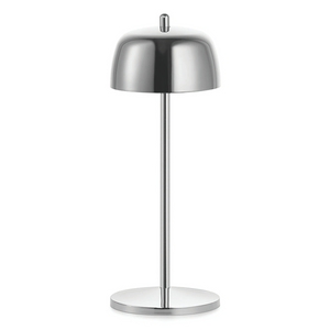 ROUND TOP RECHAREAGBLE BATTERY OPERATED POLISHED CHROME