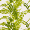 FERNS - INDOOR FABRIC - LIGHT GREENS ON WHITE