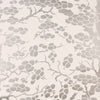 ARBOUR WALLPAPER - Matte Silver on White