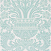 BLENHEIM WALLPAPER SAMPLE - FRENCH BLUE ON WHITE