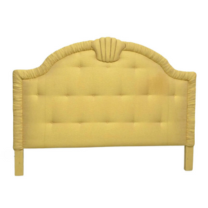 VINTAGE DESIGNER VENETIAN STYLE UPHOLSTERED HEADBOARD