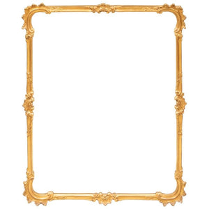 REGENCE STYLE GILT MIRROR WITH BEVELED DETAIL