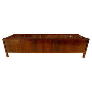 SLEEK MID CENTURY MODERN MAHOGANY SIDEBOARD