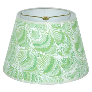 CUSTOM COCKLESHELLS MINTY GREEN MBD WALLPAPER LAMPSHADE