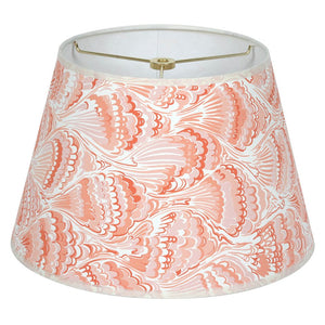 CUSTOM COCKLESHELLS SHELL PINK MBD WALLPAPER LAMPSHADE