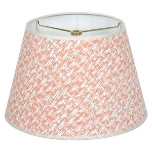 CUSTOM CREEL NANTUCKET RED MBD WALLPAPER LAMPSHADE