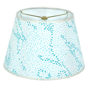 CUSTOM MENTON TURQUOISE MBD WALLPAPER LAMPSHADE