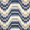 FLAMBE WALLPAPER SAMPLE - IZNIK BLUE ON IVORY