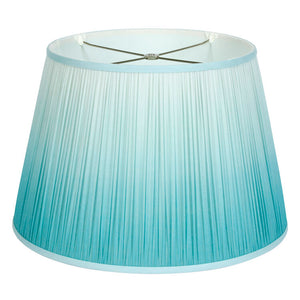 OMBRE SHIRRED SHADE, AQUA OR LAVENDER