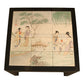 PAIR OF CHINESE STYLE INSET CERAMIC SIDE TABLES