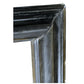 CARVED BLACK MARBLE OGEE EDGE MANTEL