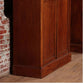 PAIR 19TH C LOUIS PHILIPPE MAHOGANY BOOKCASES WITH DOORS