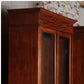 PAIR 19TH C LOUIS PHILIPPE MAHOGANY BOOKCASES WITH DOORS